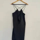 Black dress, green dress, jacket, sweater 1