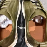 Мужские оливковые кроссовки Ermenegildo Zegna 4