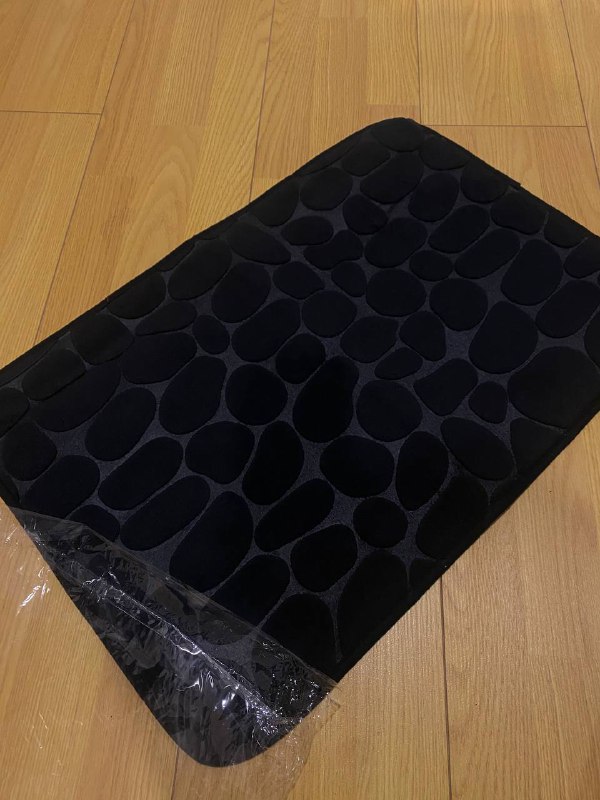 Коврики для ванной или спальни, серый и черный 5