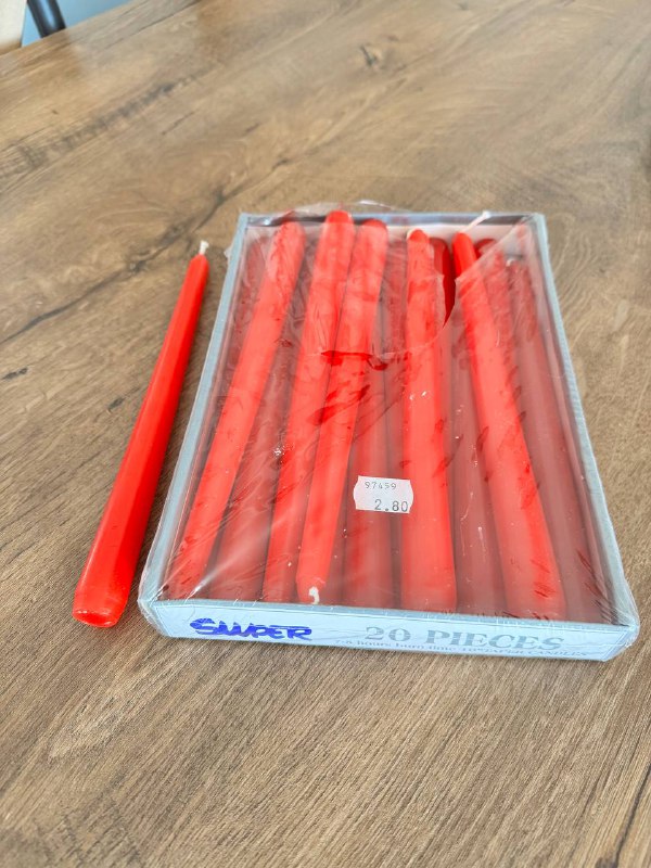 Свечи Super Red, IKEA KLOKHET, PILLAR CANDLE 70x200, 70x100 2
