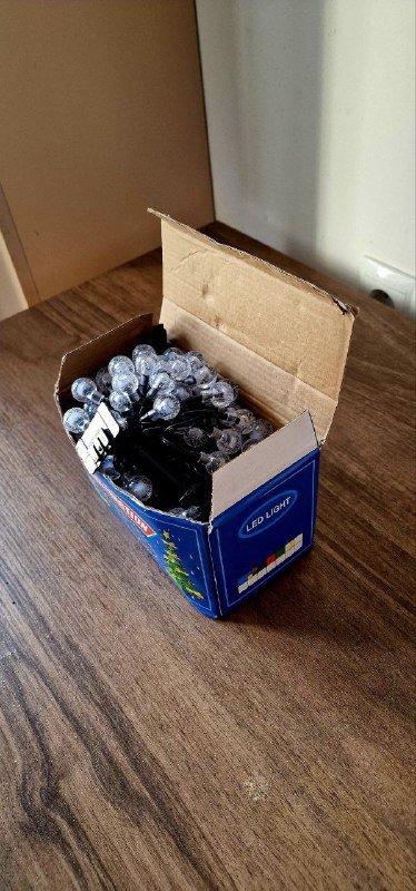 Светодиодная гирлянда 150 стеклянных шариков 17 м