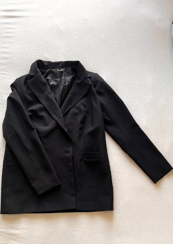 Женская черная куртка из кож. зама 2