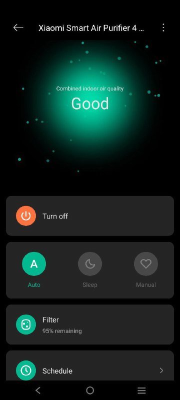 умный очиститель воздуха Xiaomi Smart Air Purifier 4 Compact 3