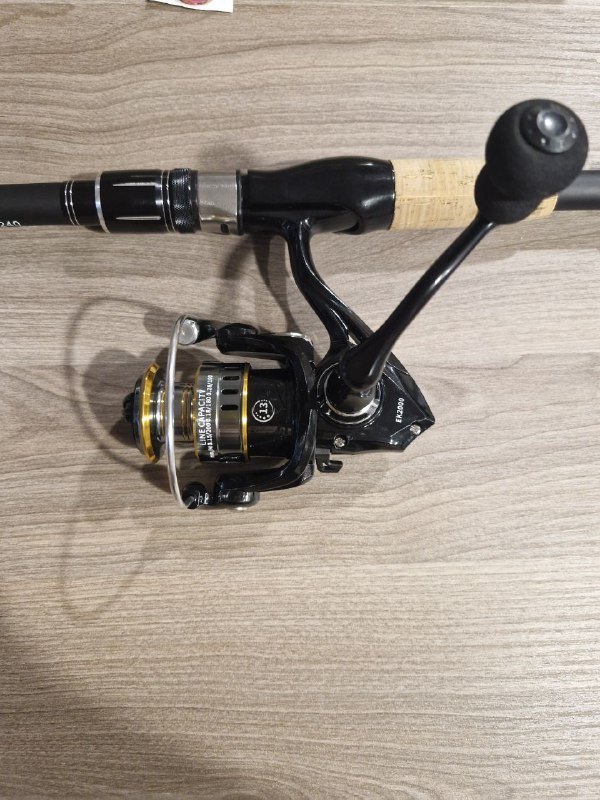 Телескопическая удочка, катушка