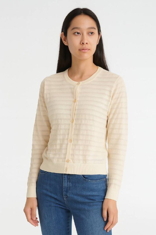 Кардиган, комбинезон Bardot, топ Kaiia