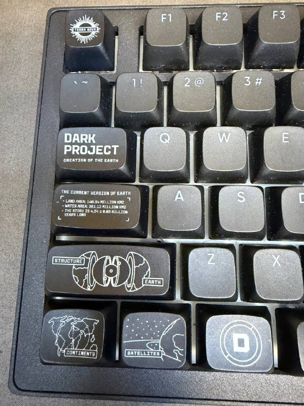 Dark Project ALU Terra Nova Black беспроводная клавиатура 3