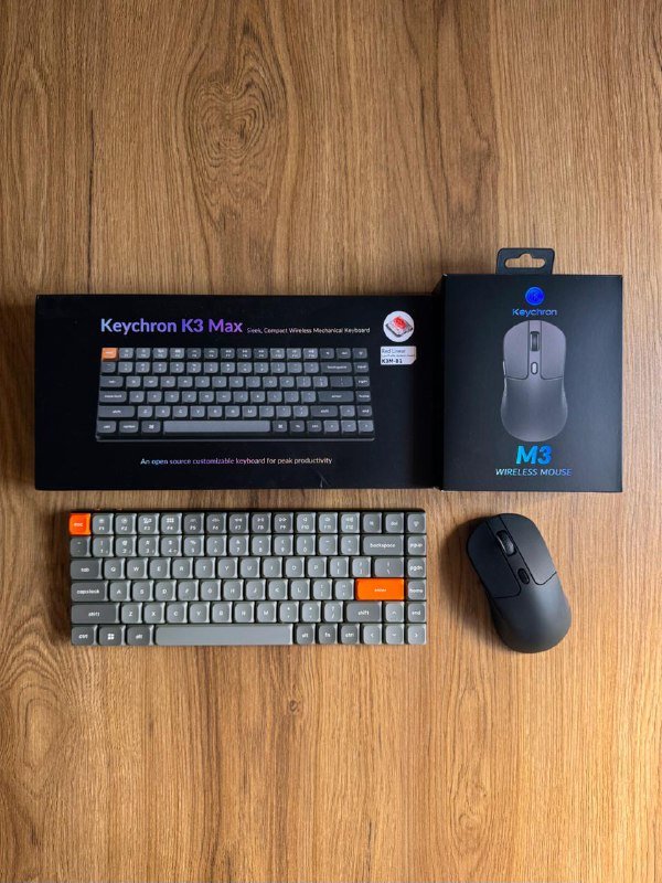 Keychron K3 Max клавиатура, Keychron M3 мышь комплект