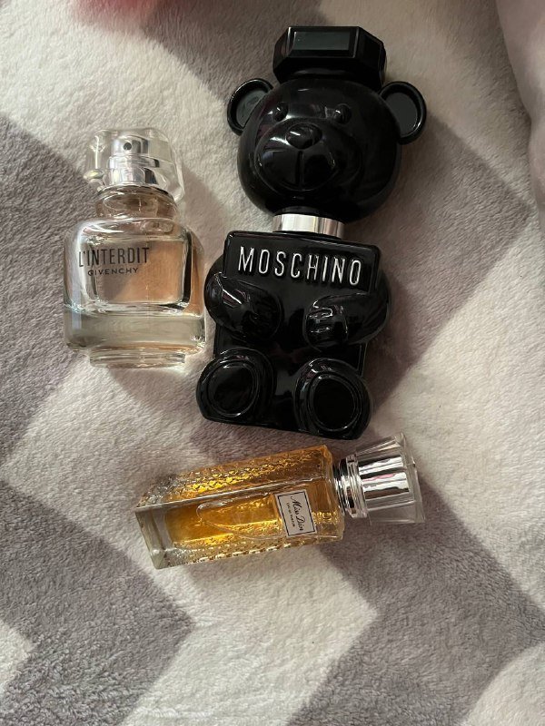 Духи Moschino Toy Boy, Givenchi L’Interdit, Miss Dior eau de Parfum