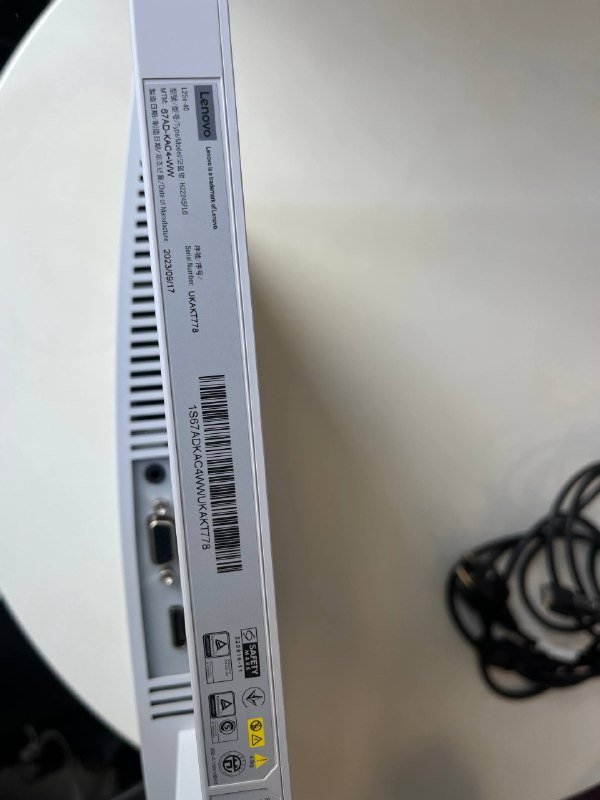 Монитор Lenovo 24 дюйма 75 Гц IPS FullHD 3