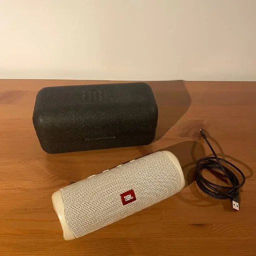 Колонка JBL FLIP 5 с кабелем и кейсом