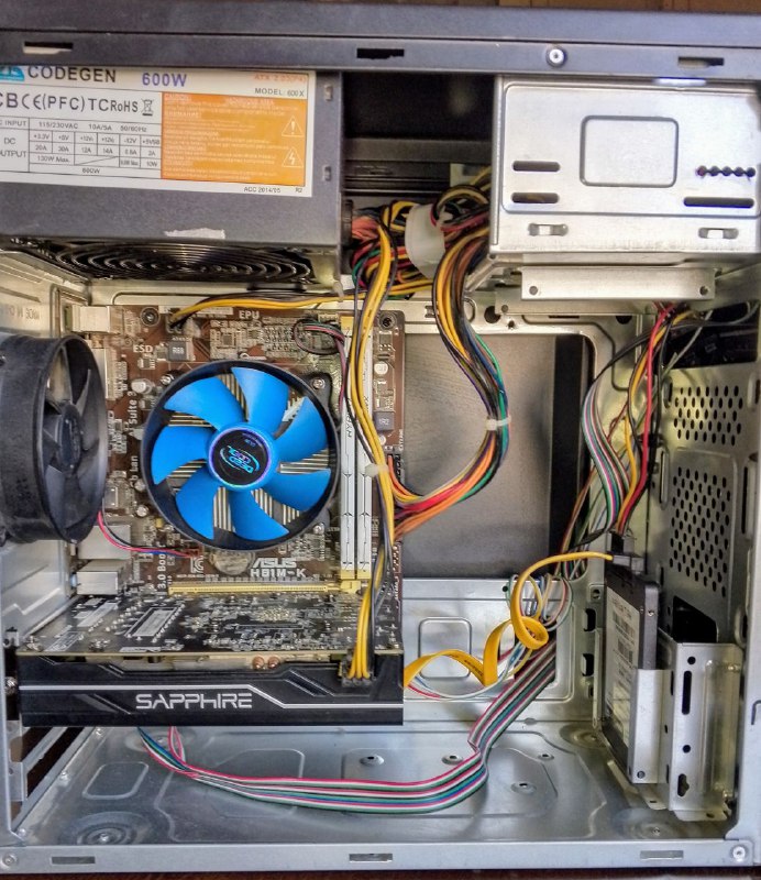 Компьютер i7 4770, 16GB RAM, RX 570, 240SSD, 600 PSU