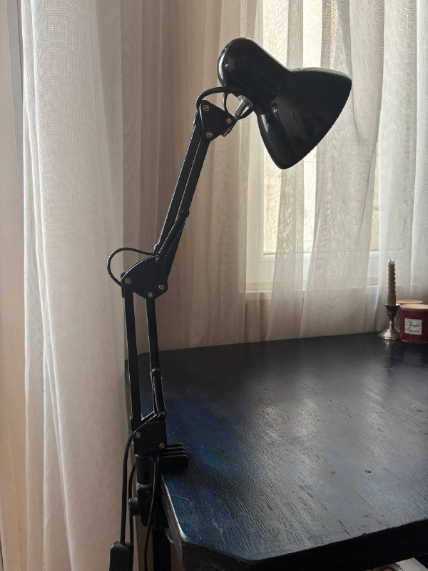 2 настольные лампы с креплением