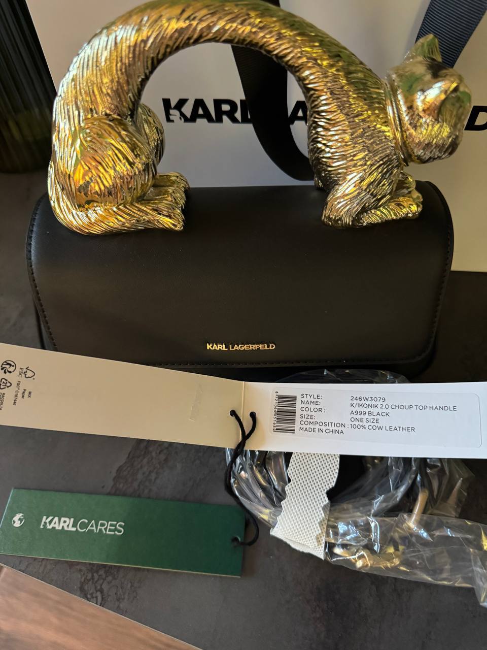 Сумка Karl Lagerfeld из натуральной кожи 3