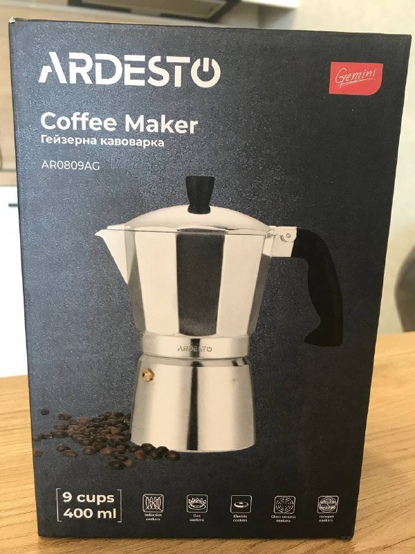 Гейзерная кофеварка на 9 чашек 4