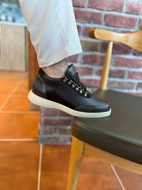 Кожаные мужские ботинки размер 40 2