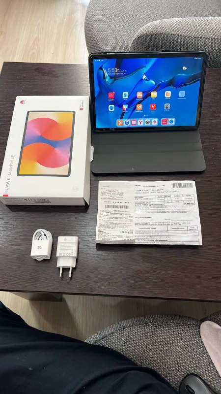 Планшет HUAWEI MatePad SE 11, 8GB, 128GB, с чехлом и защитной пленкой