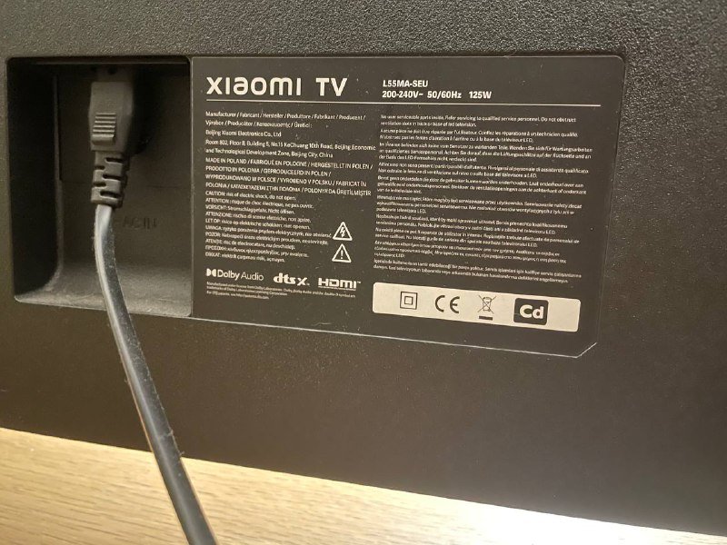 Смарт ТВ Xiaomi 55 дюймов 2