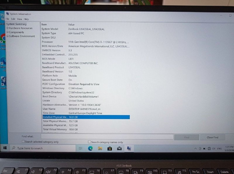Ультрабук Asus Zenbook UX425 2022 года 5