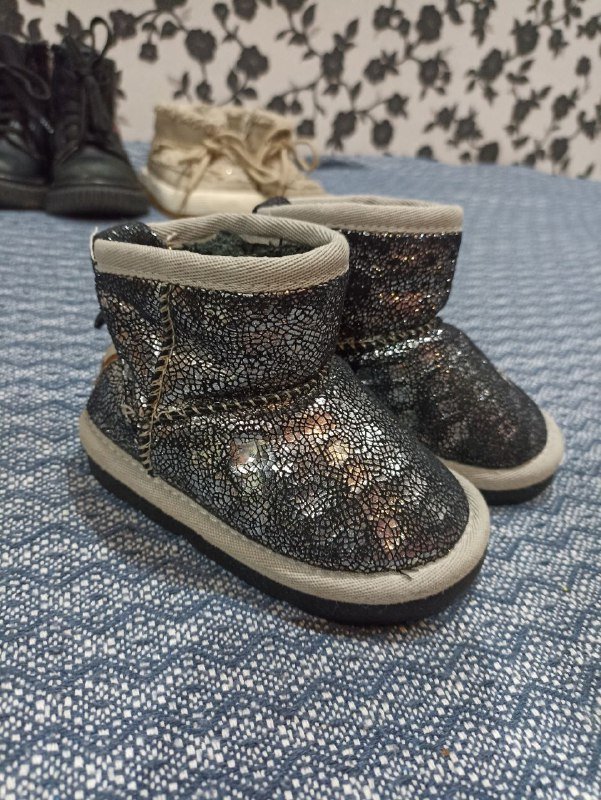 Ботинки, сапожки 21 размер, туфли детские 2