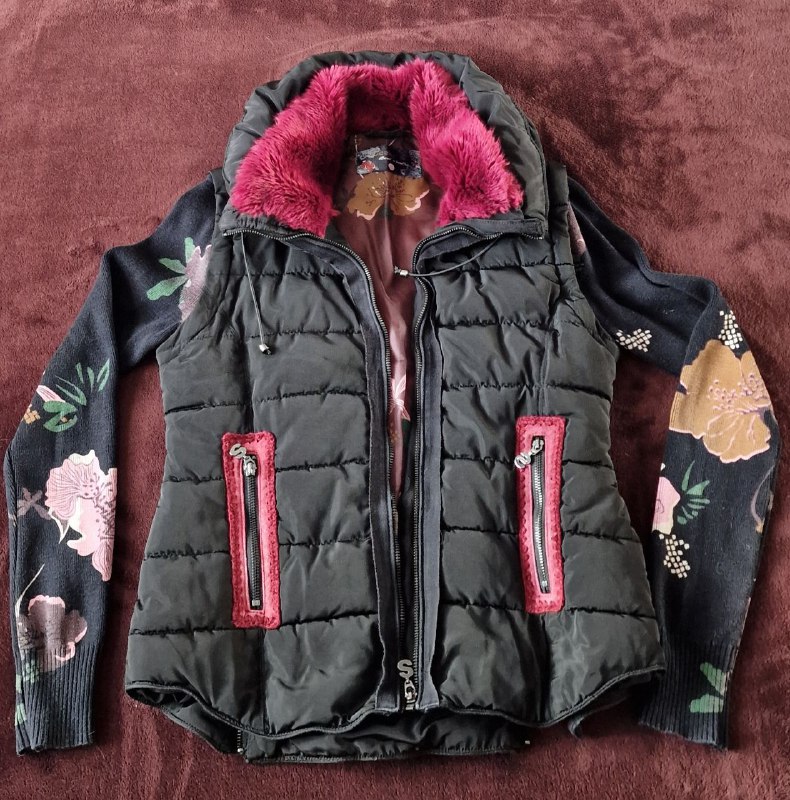 Куртка-жилет с отделкой из искусственного меха Desigual 6