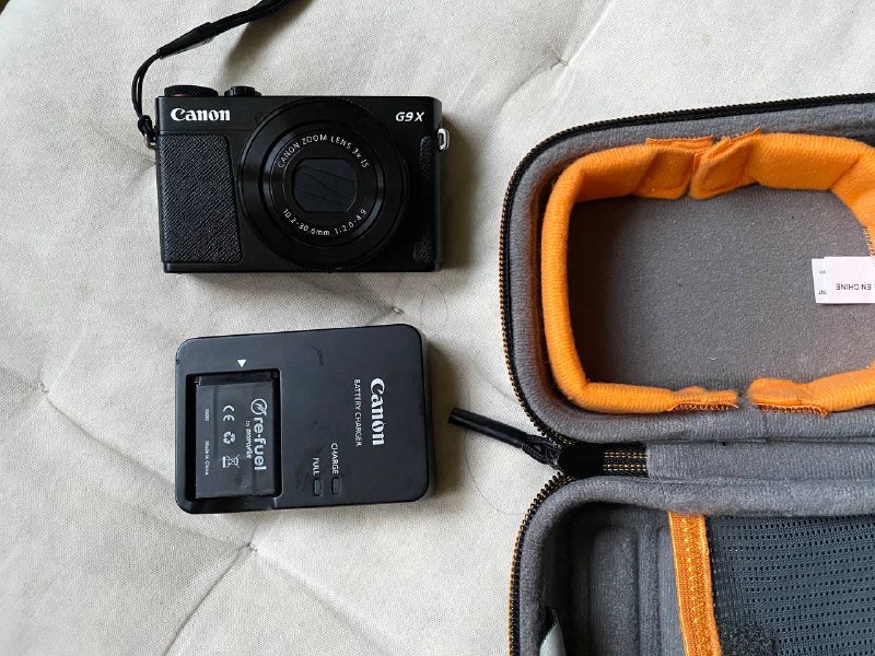 Фотокамера Canon PowerShot G9 X Mark II, чехол, зарядное устройство 4