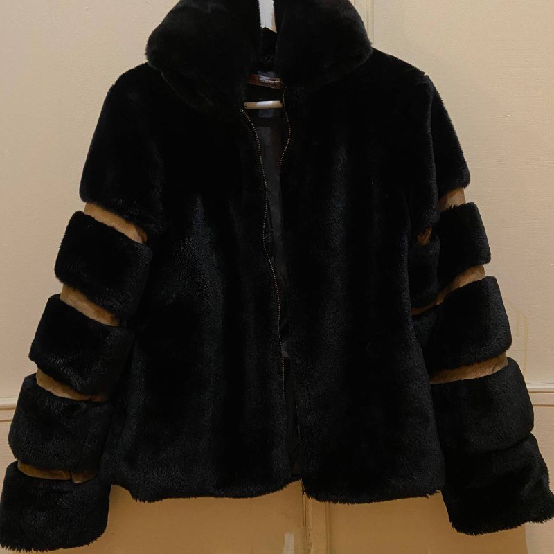 Шуба искусственный мех размер S 2