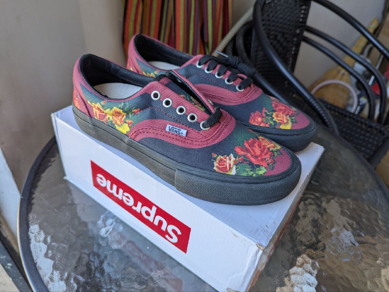 Кеды Vans Era Pro Supreme Jean Paul Gaultier, размер 40.5 EU