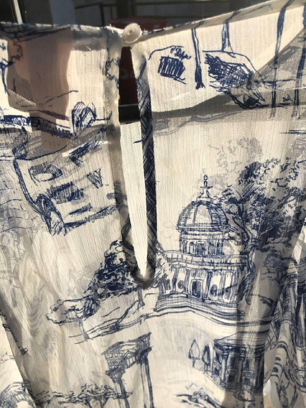 Романтичная лёгкая блузка H&M размер S 5