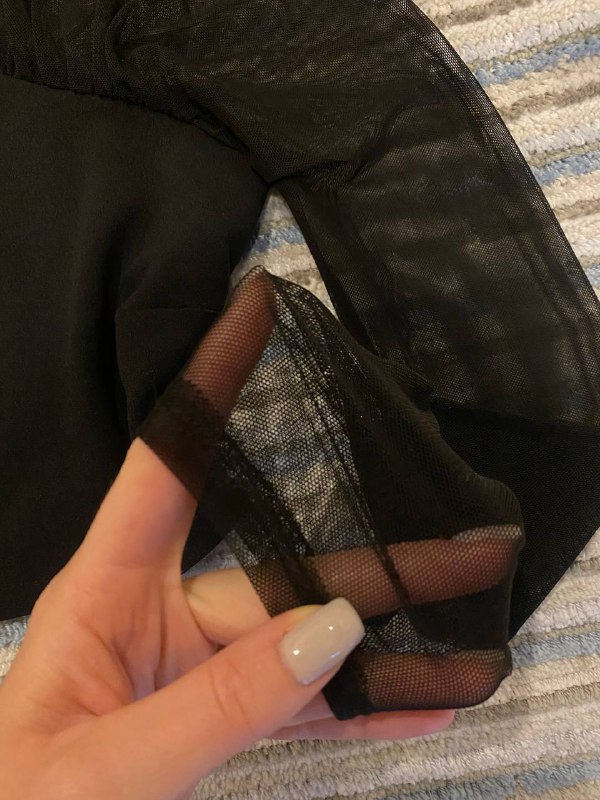 Черный акцентный топ Missguided S/M 6