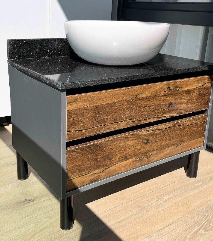 тумба с гранитной столешницей и раковина 5