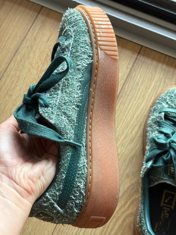 Волосатые кеды Puma, размер 36 2