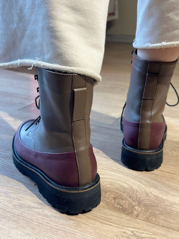 Мужские кожаные ботинки 43 размер 2