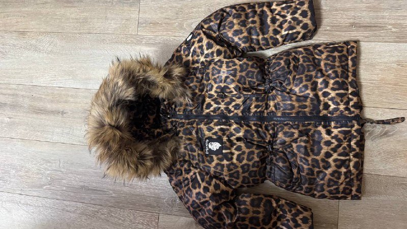 Куртка для детей 7-8 лет с натуральным мехом