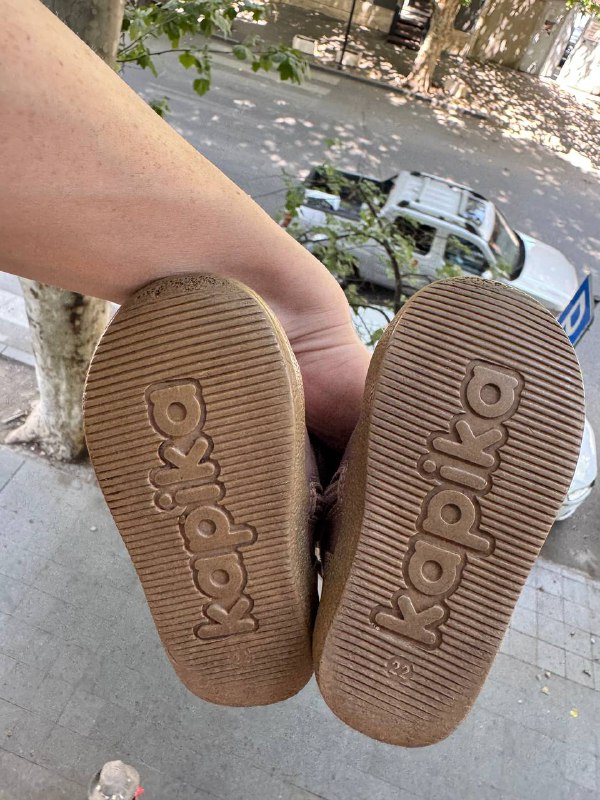 Кожаные ботиночки на девочку 22 размер 4