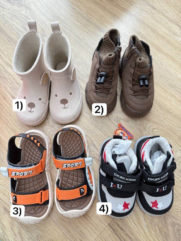 ботинки, сандали детские новые размеры 21,22,25 2