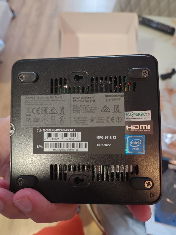 Мини ПК MSI Cubi N-060X