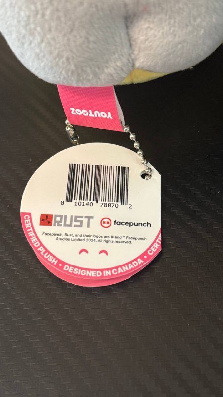 Плюшевая игрушка Youtooz RUST HAZMAT Plushie 3