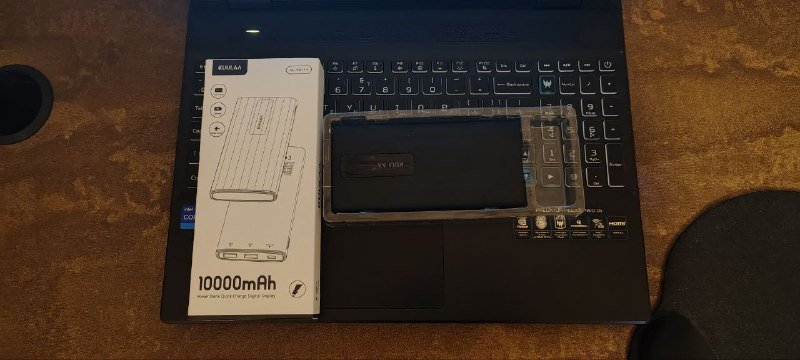 Повербанк Kuula 10000mAh 22,5W, 3 роз'єми, новий 2