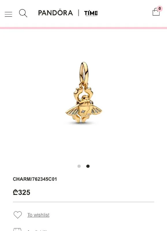 Подвески Pandora 14K 1