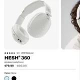 Беспроводные наушники Skullcandy HESH 360 6