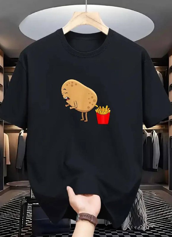 Футболки оверсайз: Доберман, черные 5