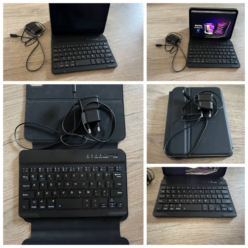 MacBook Air M3 15'', Motorola Razr 2024+, iPad mini Keyboard Case, Apple Chargers, SSD, FPV Drone Adapter 5