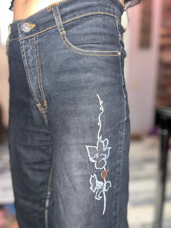 джинсы женские кастомные