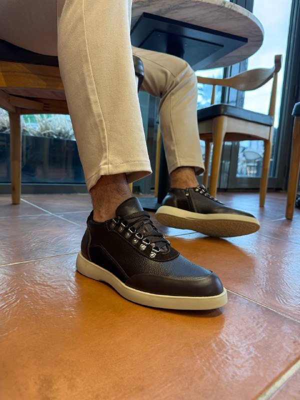 Кожаные мужские ботинки размер 40 4