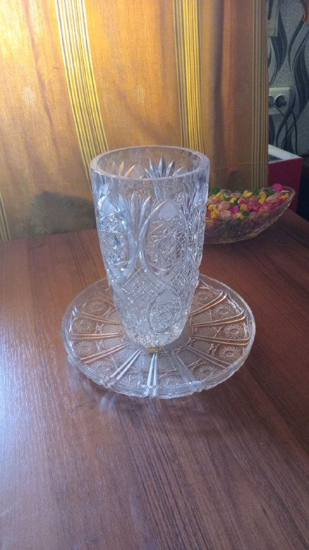 Вазы 3 шт, ваза с подносом, конфетницы, виски сет 2