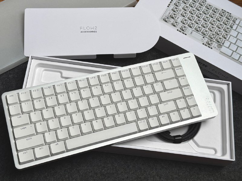 Клавиатура Lofree Flow 2 белая 84 клавиши Kailh Surfer