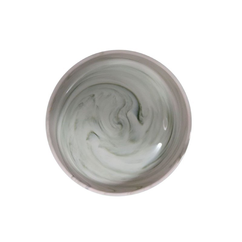 Керамическая обеденная тарелка бирюзовый подтон