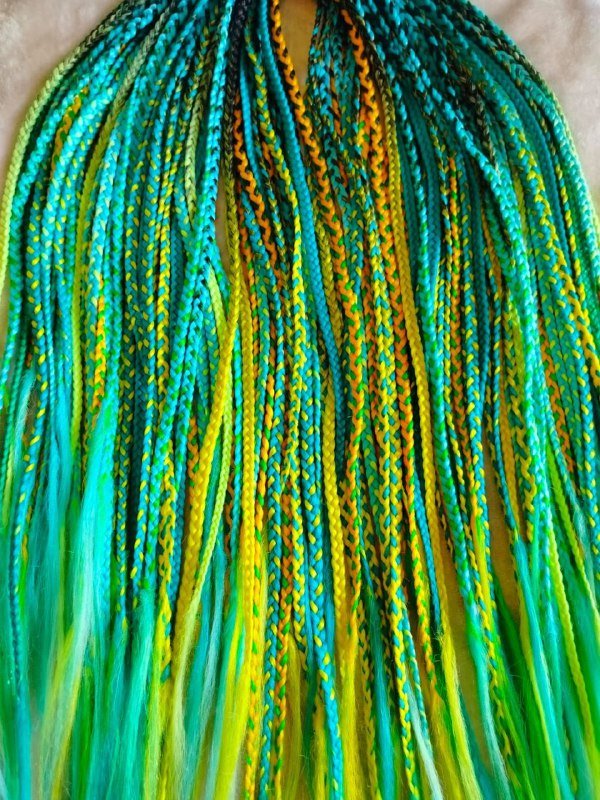 Комплект афрокос из канекалона 60 кос 3