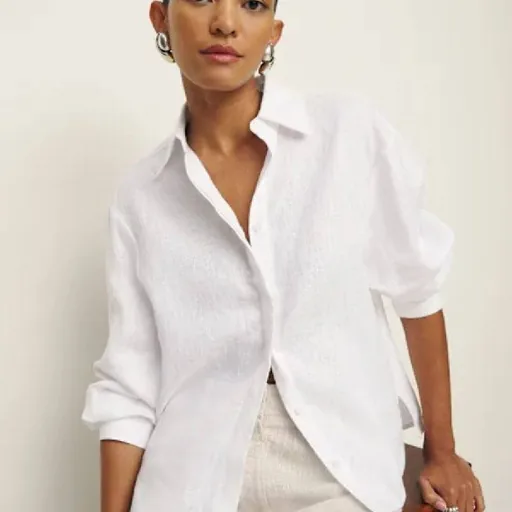 Льняная рубашка Massimo Dutti