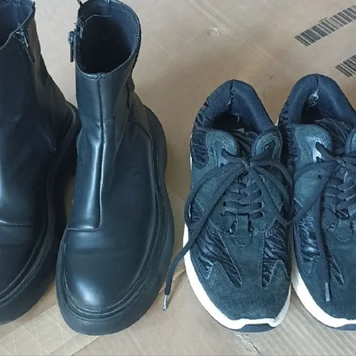 H&M boots, Zara sneakers size 37